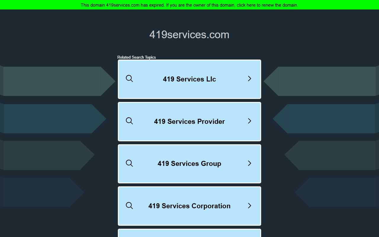 419services.com screenshot