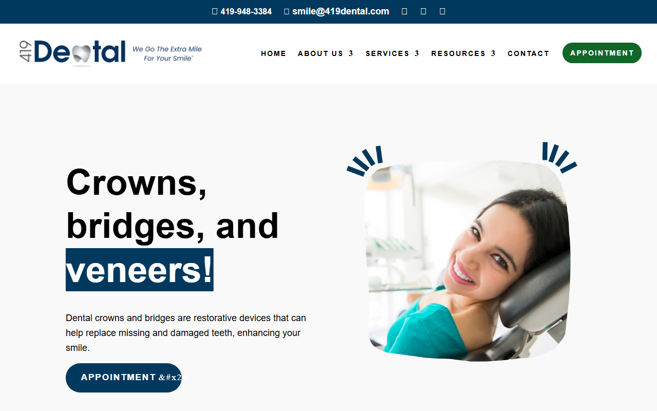 419veneers.com screenshot