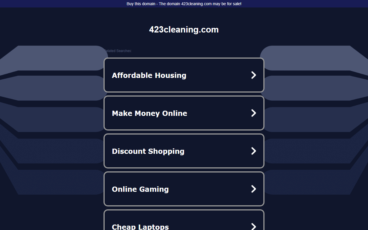 423cleaning.com screenshot