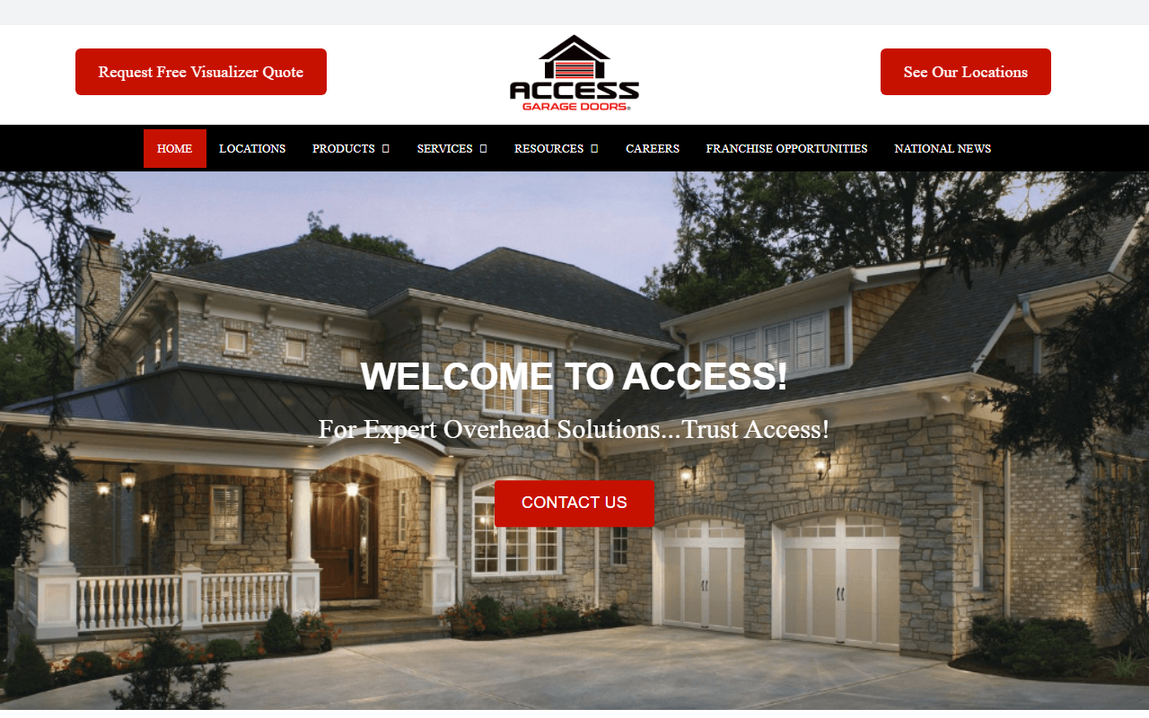 423garagedoor.com screenshot