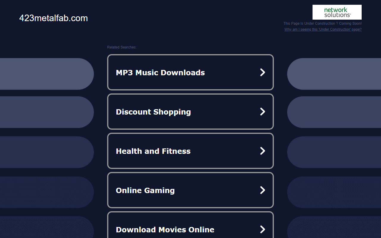 423metalfab.com screenshot