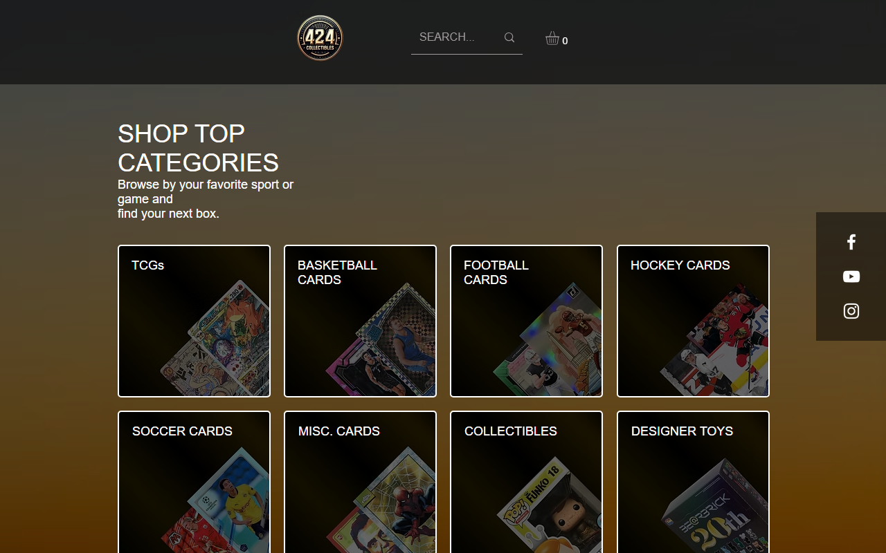 424collectibles.com screenshot