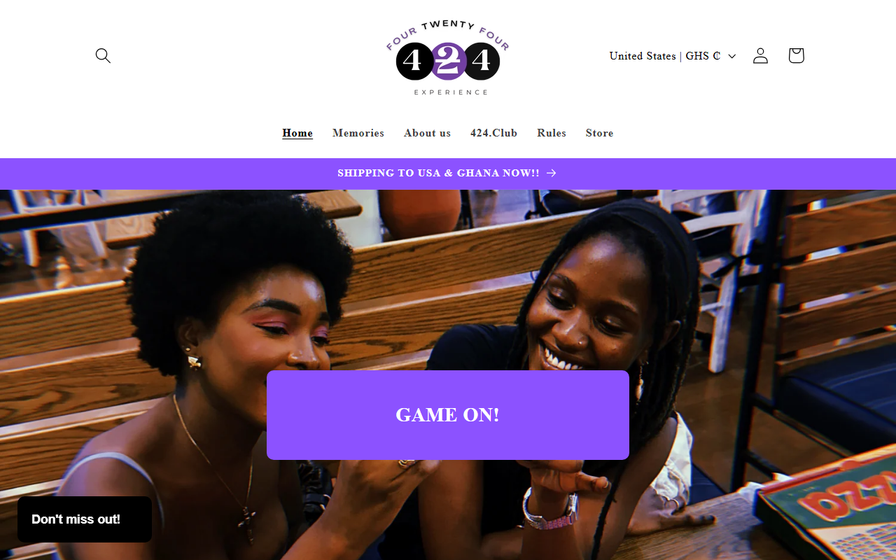 424experience.com screenshot