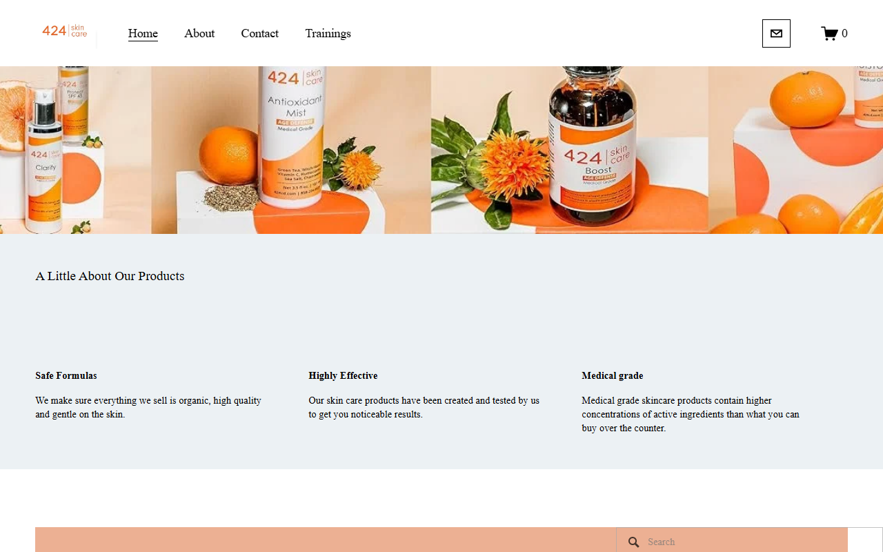 424skincare.com screenshot