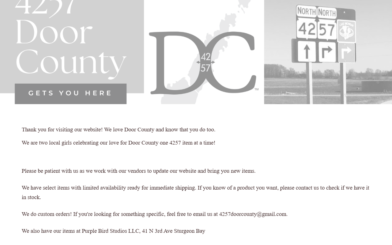 4257doorcounty.com screenshot