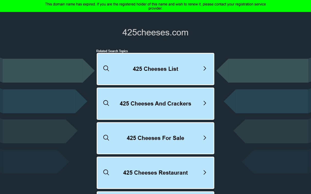 425cheeses.com screenshot