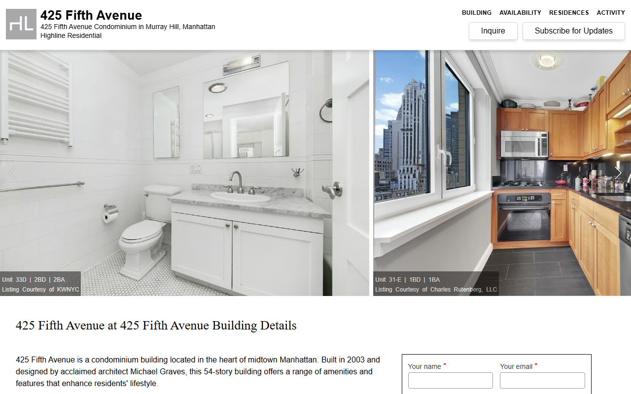 425fifthnyc.com screenshot