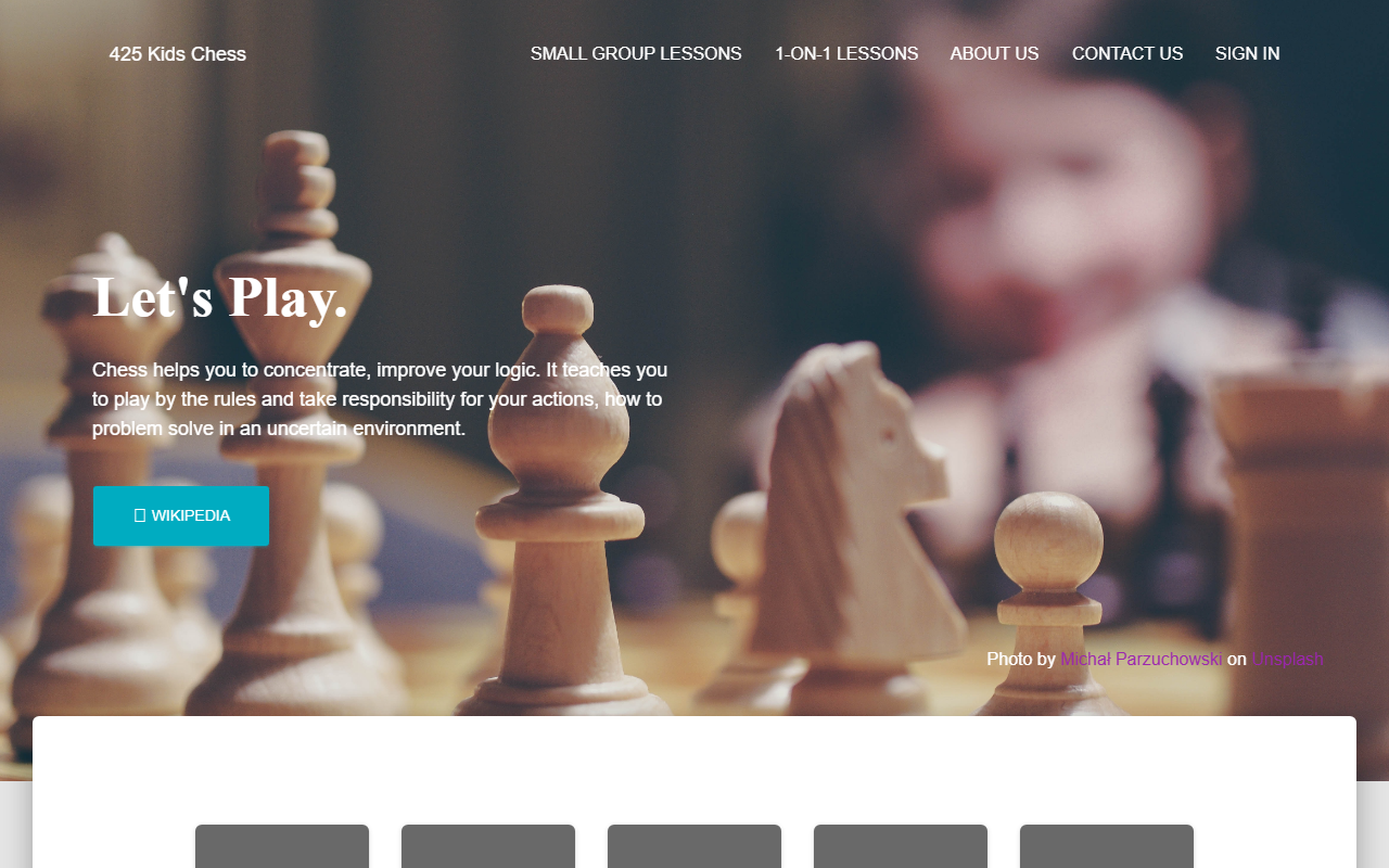 425kidschess.com screenshot