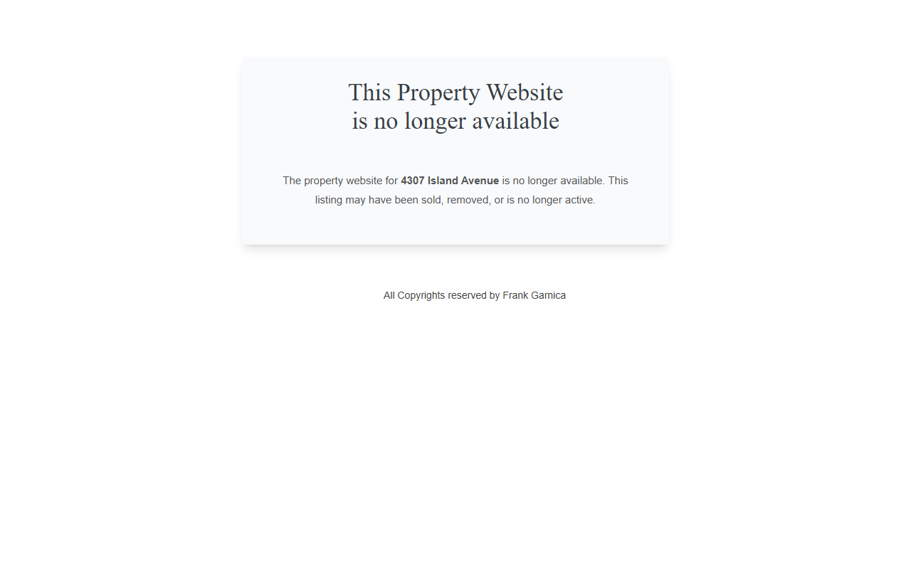 4307islandave.com screenshot