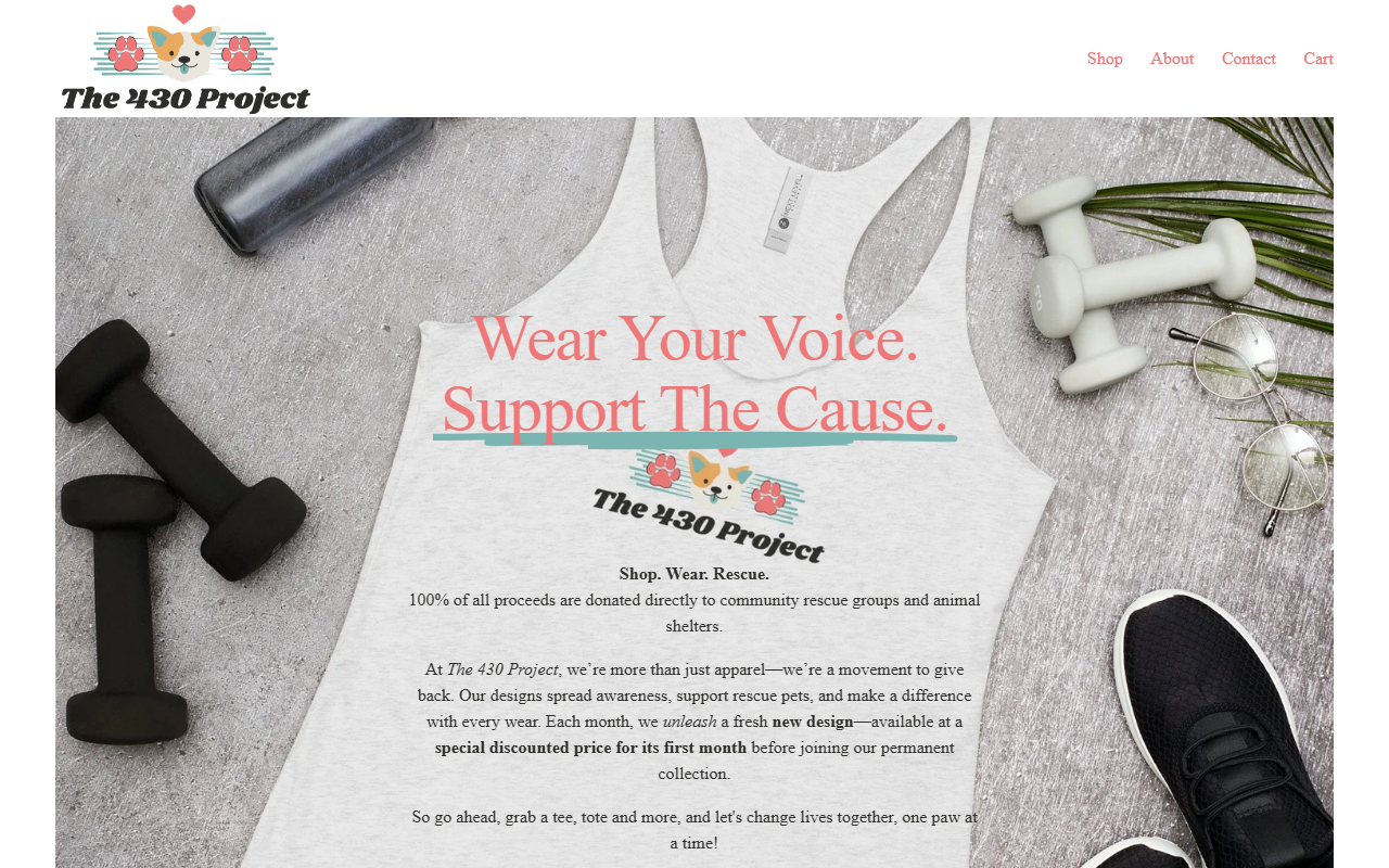 430project.com screenshot