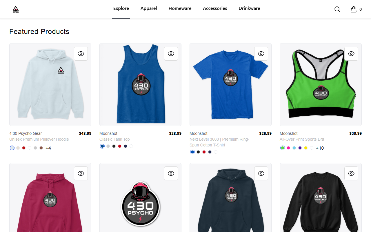 430psychogear.com screenshot