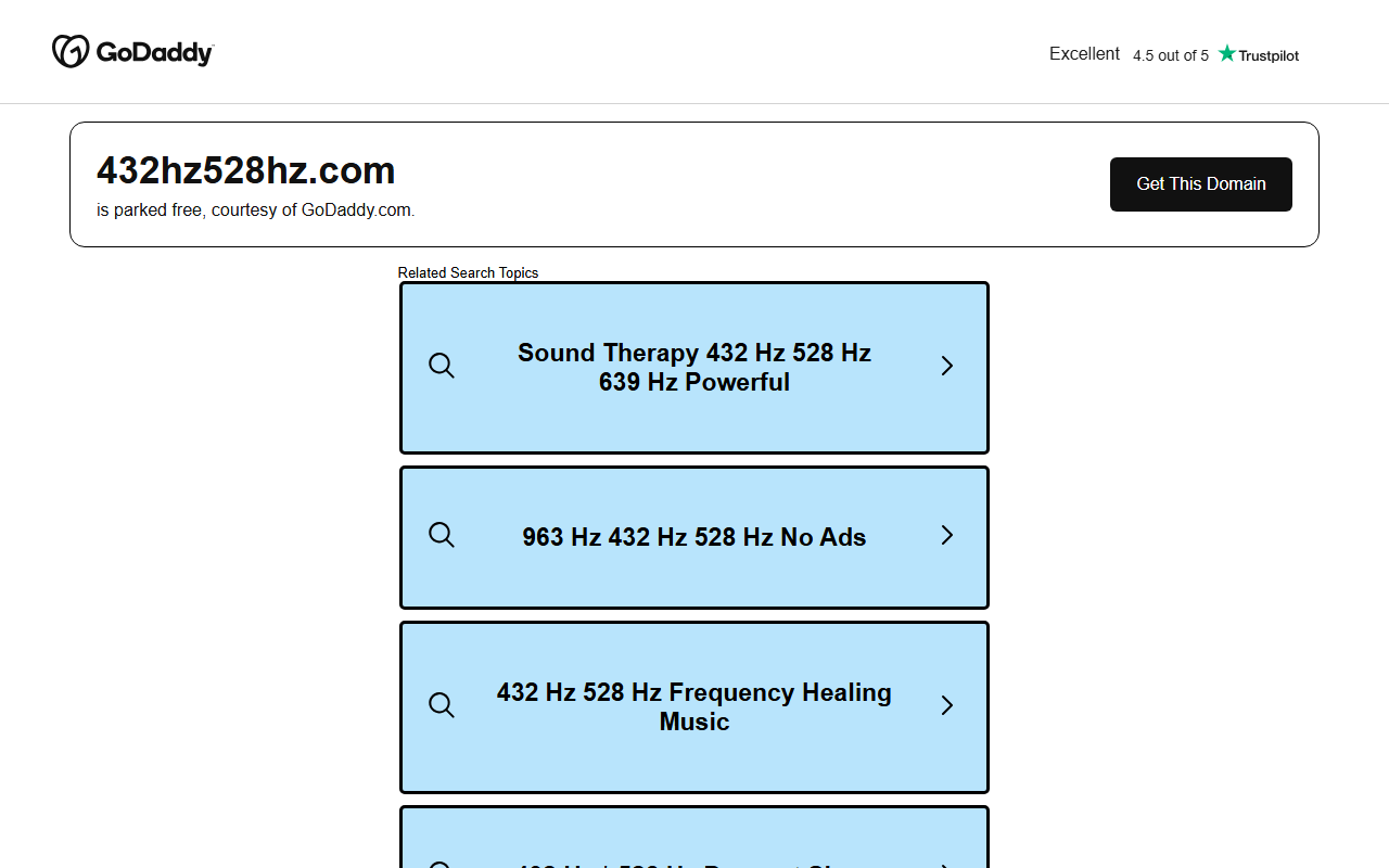 432hz528hz.com screenshot