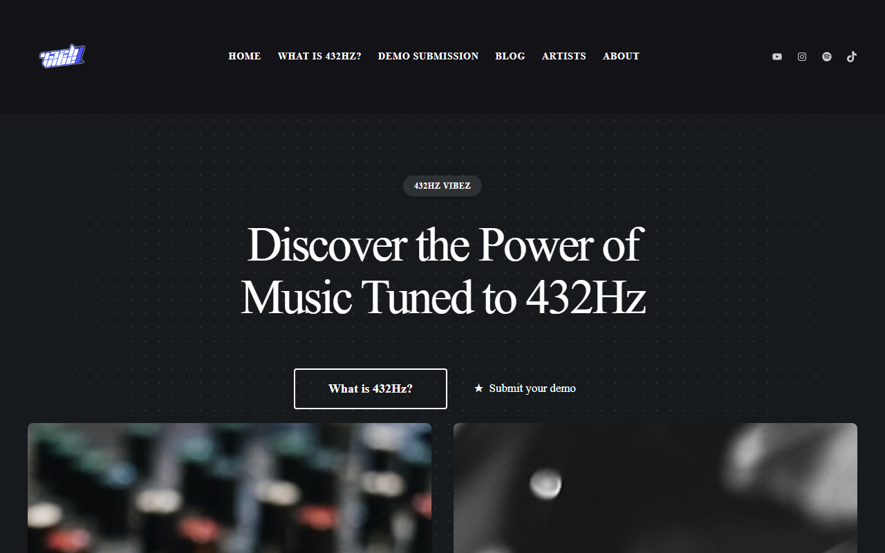 432hzvibez.com screenshot