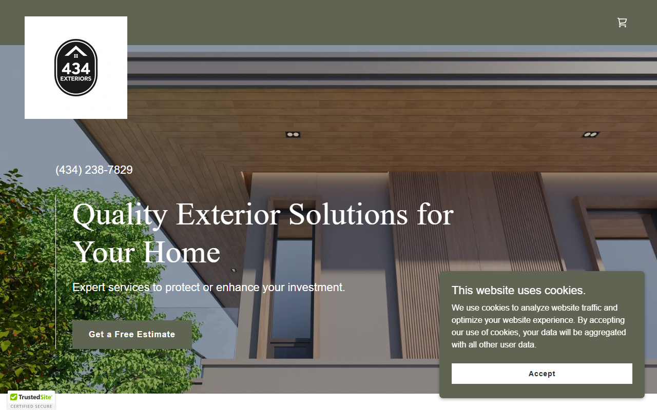 434exteriors.com screenshot