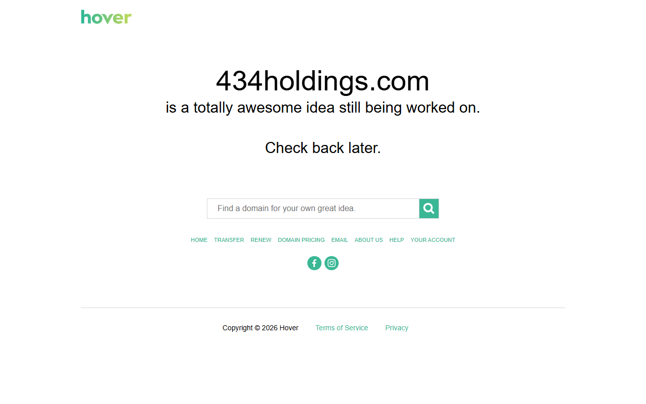 434holdings.com screenshot