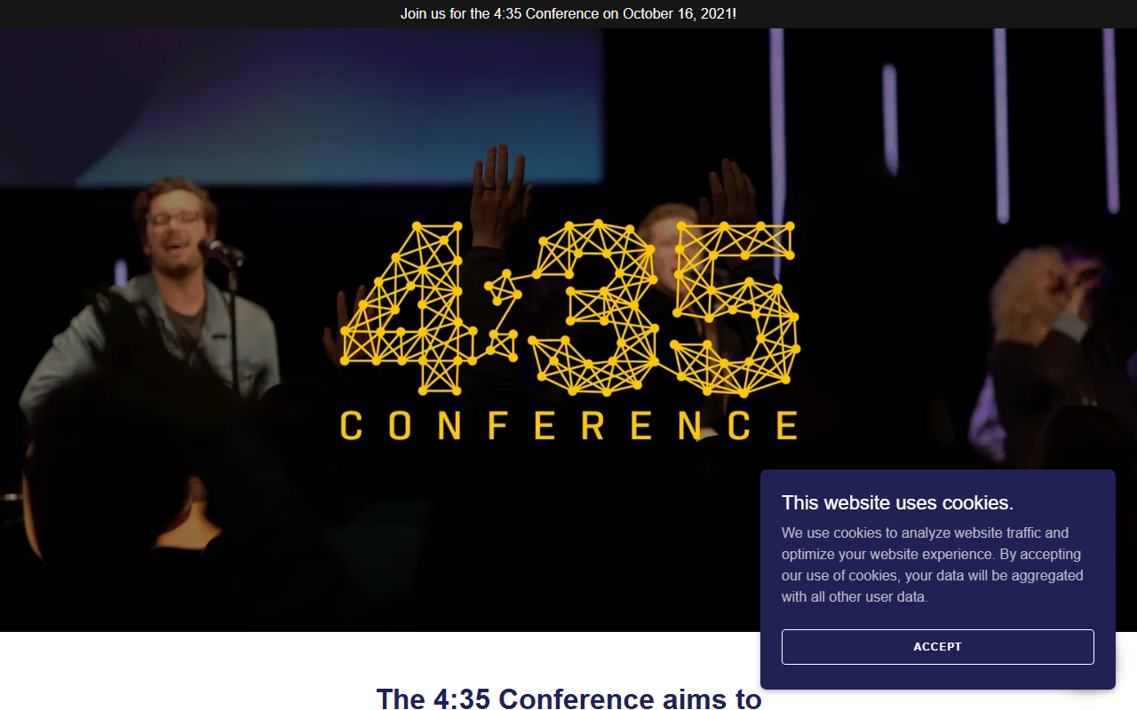 435conference.com screenshot
