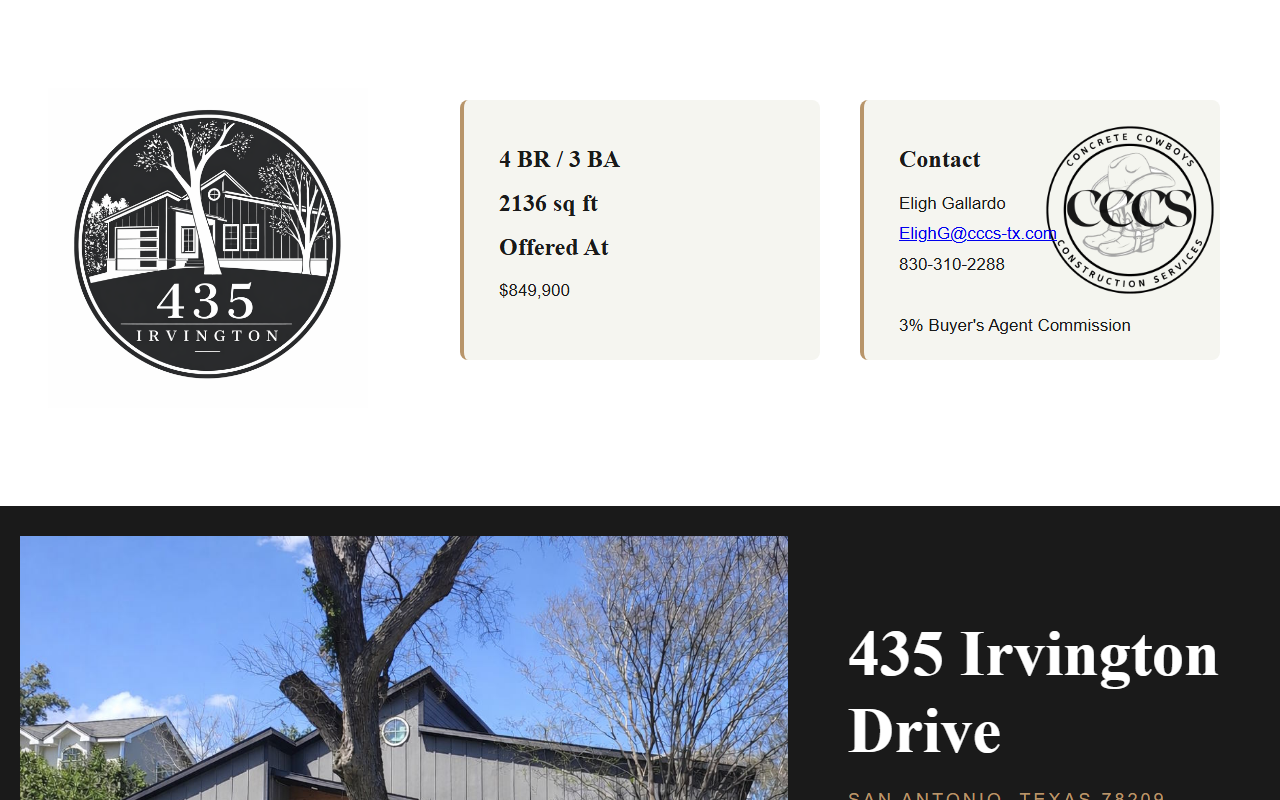 435irvington.com screenshot