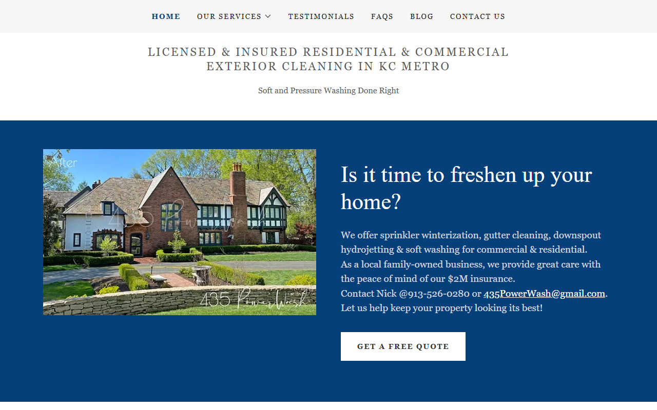 435powerwash.com screenshot