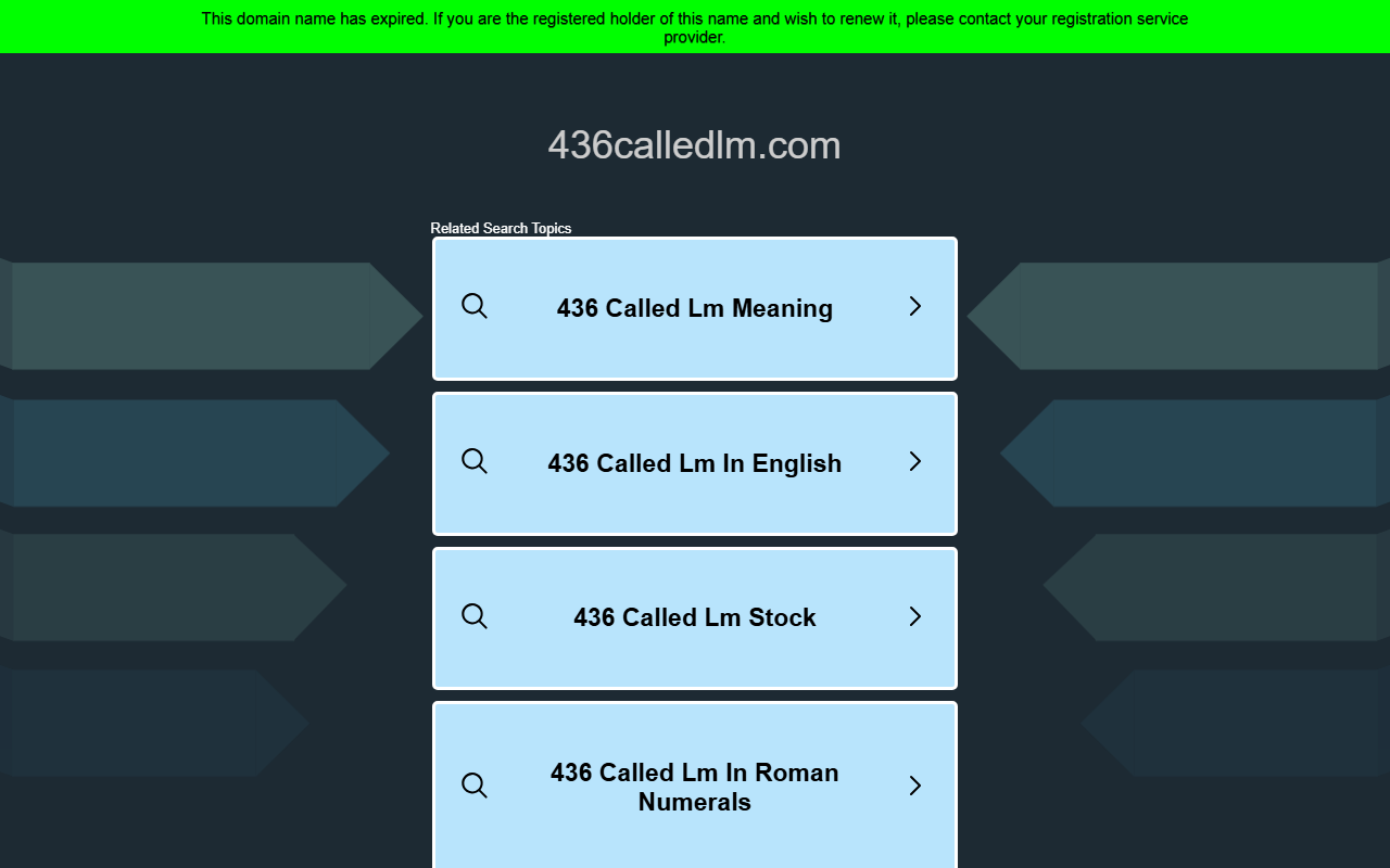 436calledlm.com screenshot