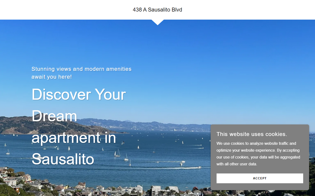 438sausalito.com screenshot