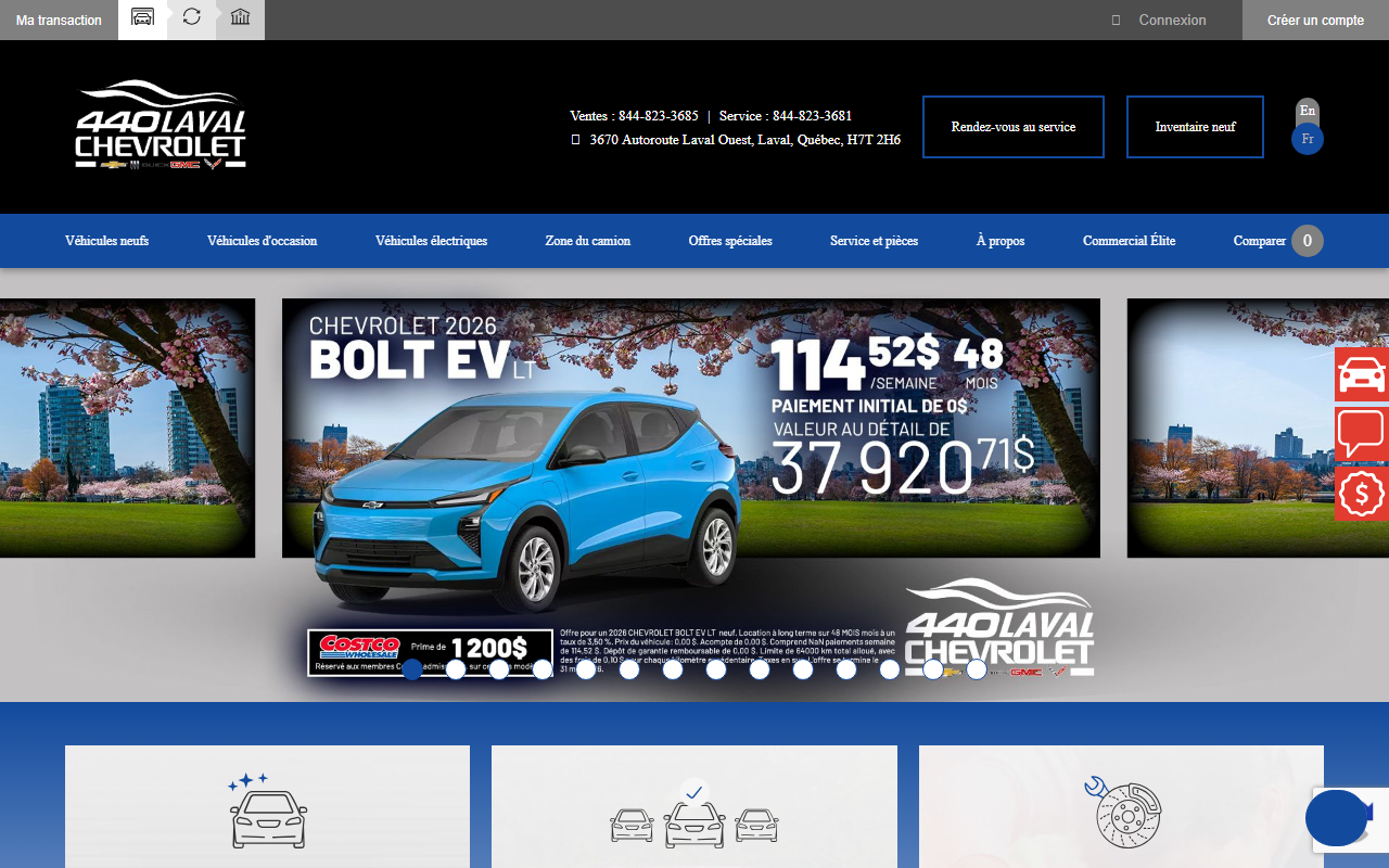 440chevrolet.com screenshot