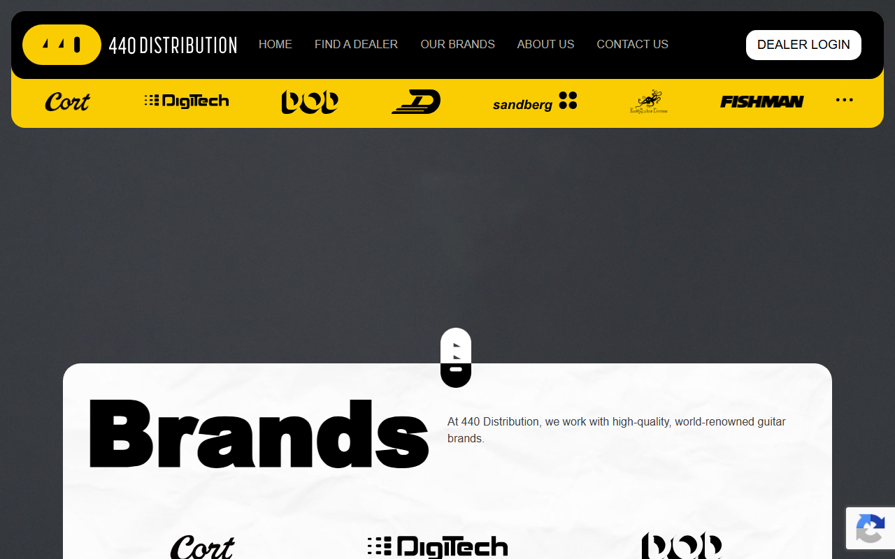 440distribution.com screenshot