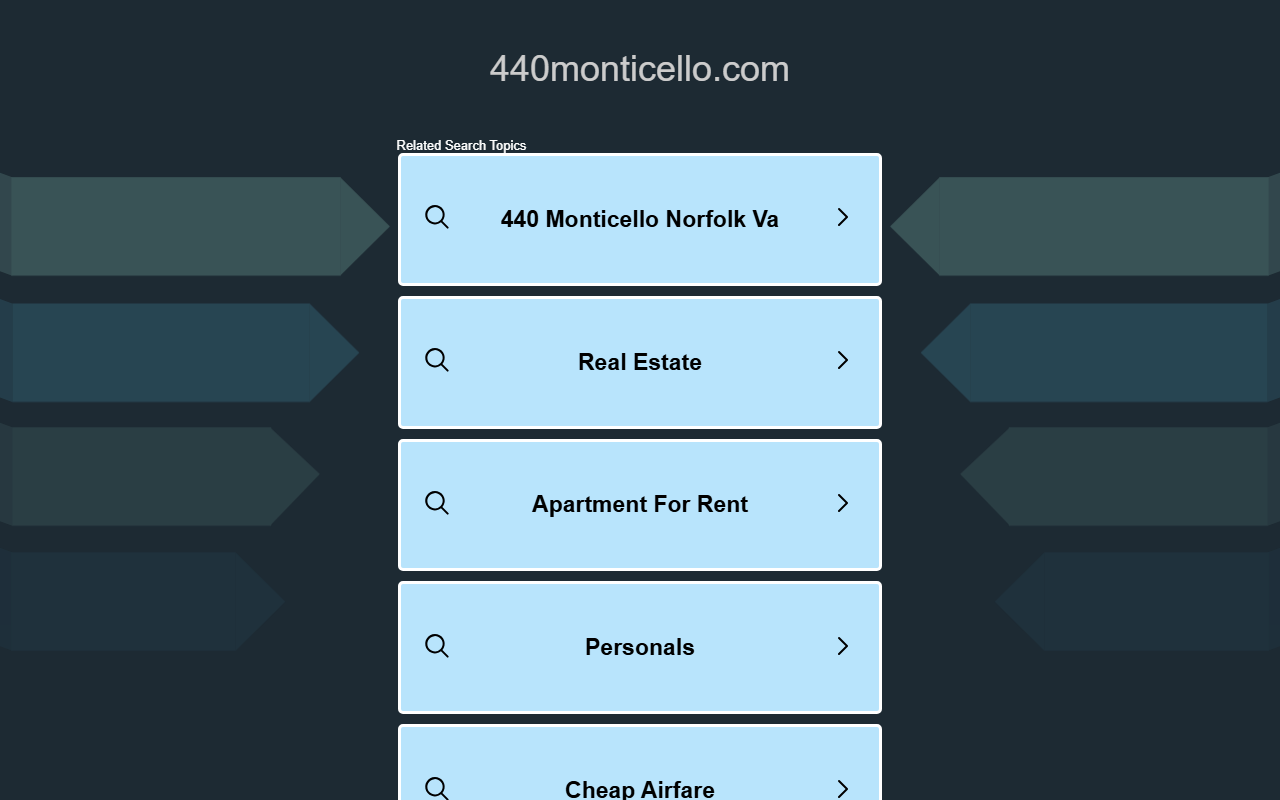 440monticello.com screenshot