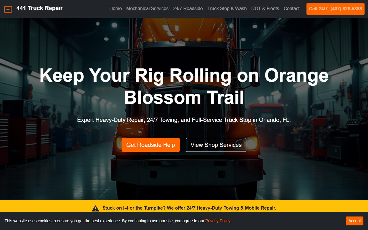 441truckrepairfl.com screenshot