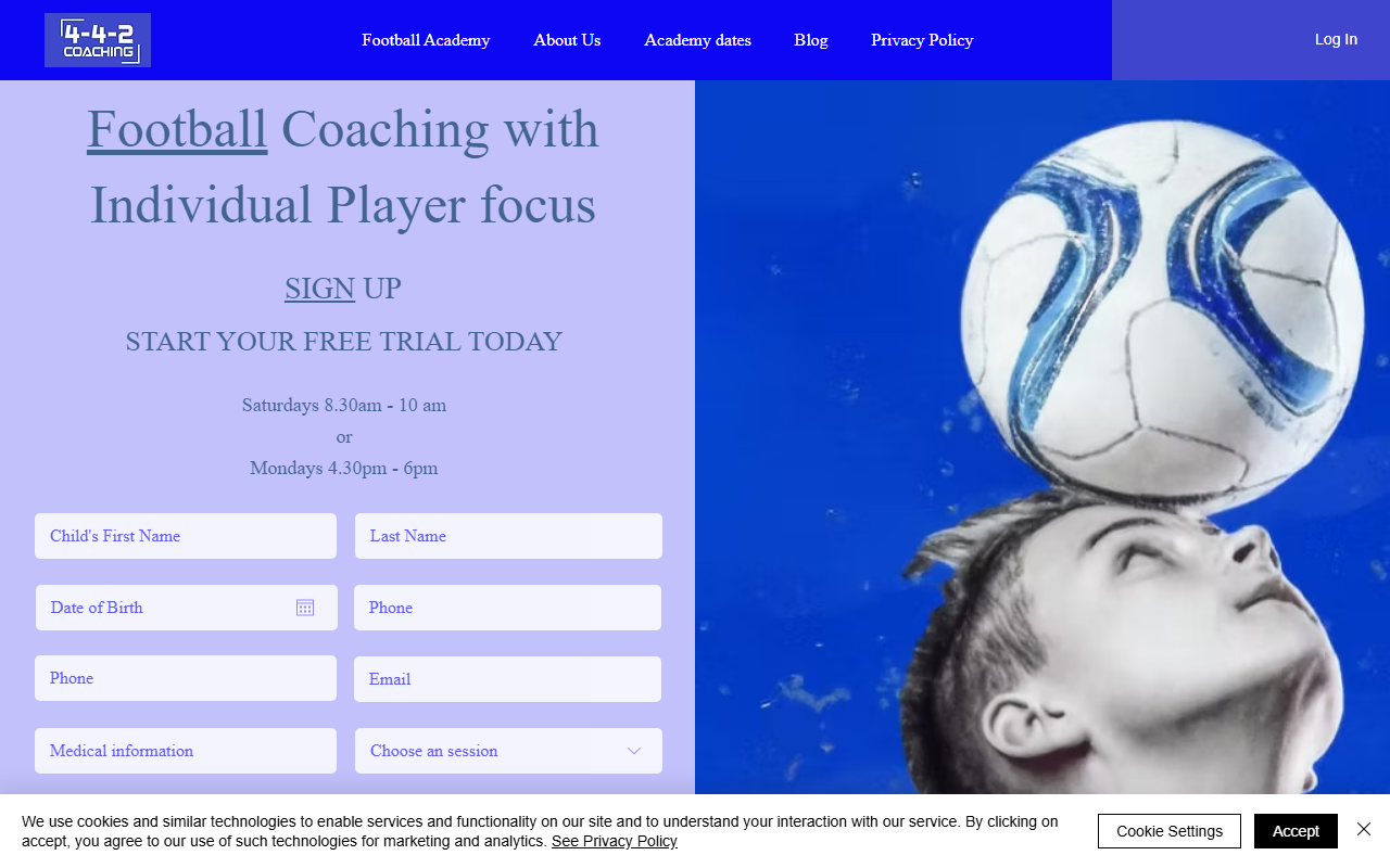 442coaching.com screenshot