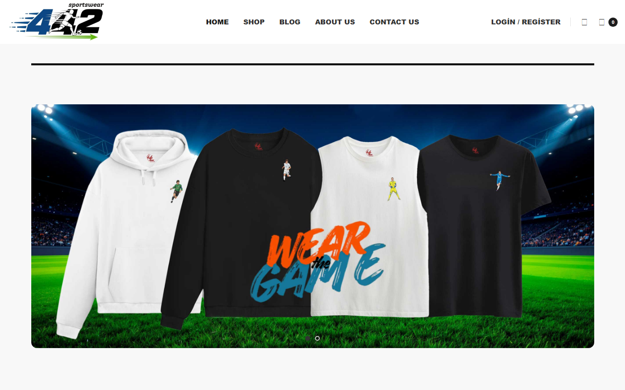 442sportswear.com screenshot