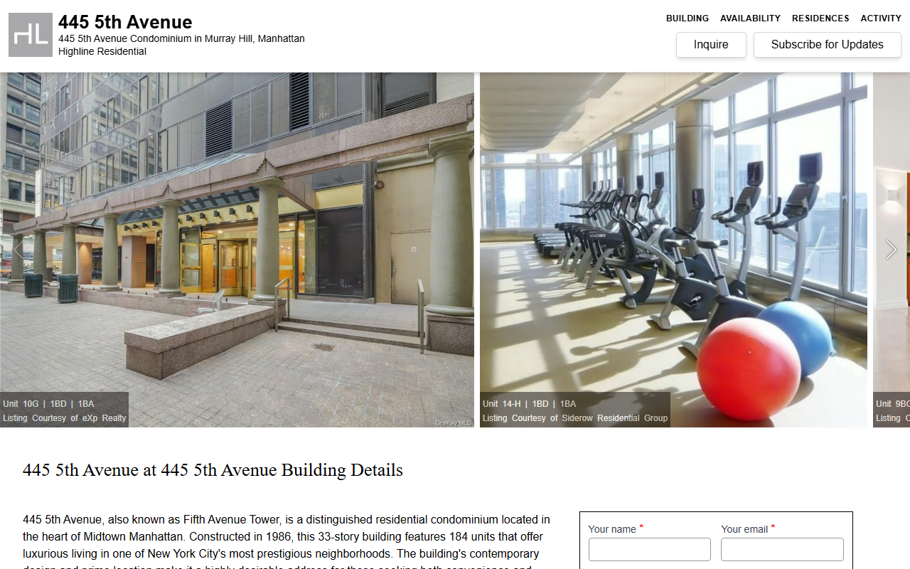445fifthave.com screenshot