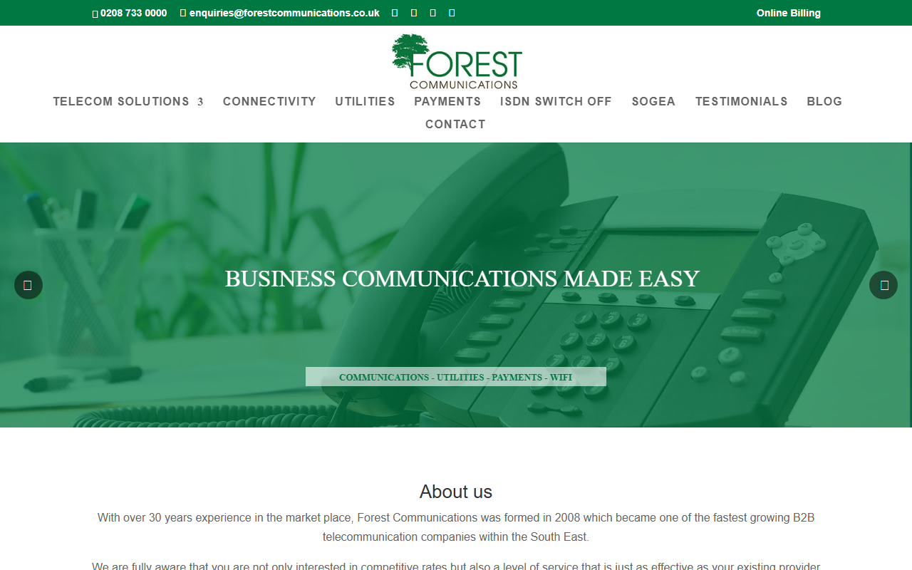 447telecoms.com screenshot