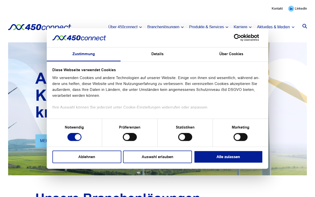 450-datenfunk.com screenshot