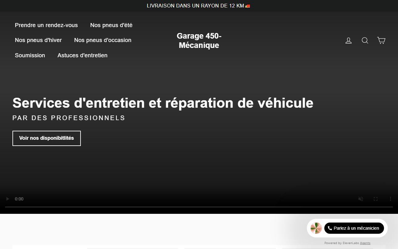450-mecanique.com screenshot