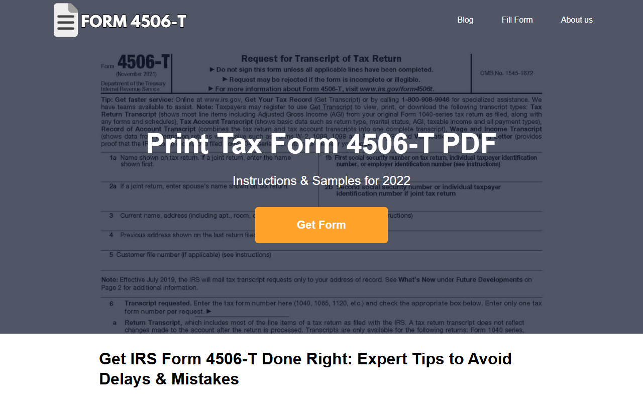 4506t-form-print.com screenshot