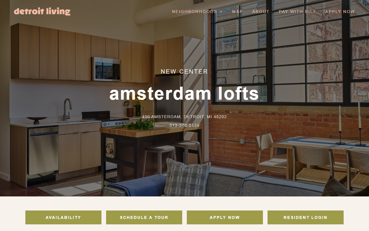 450amsterdamapts.com screenshot