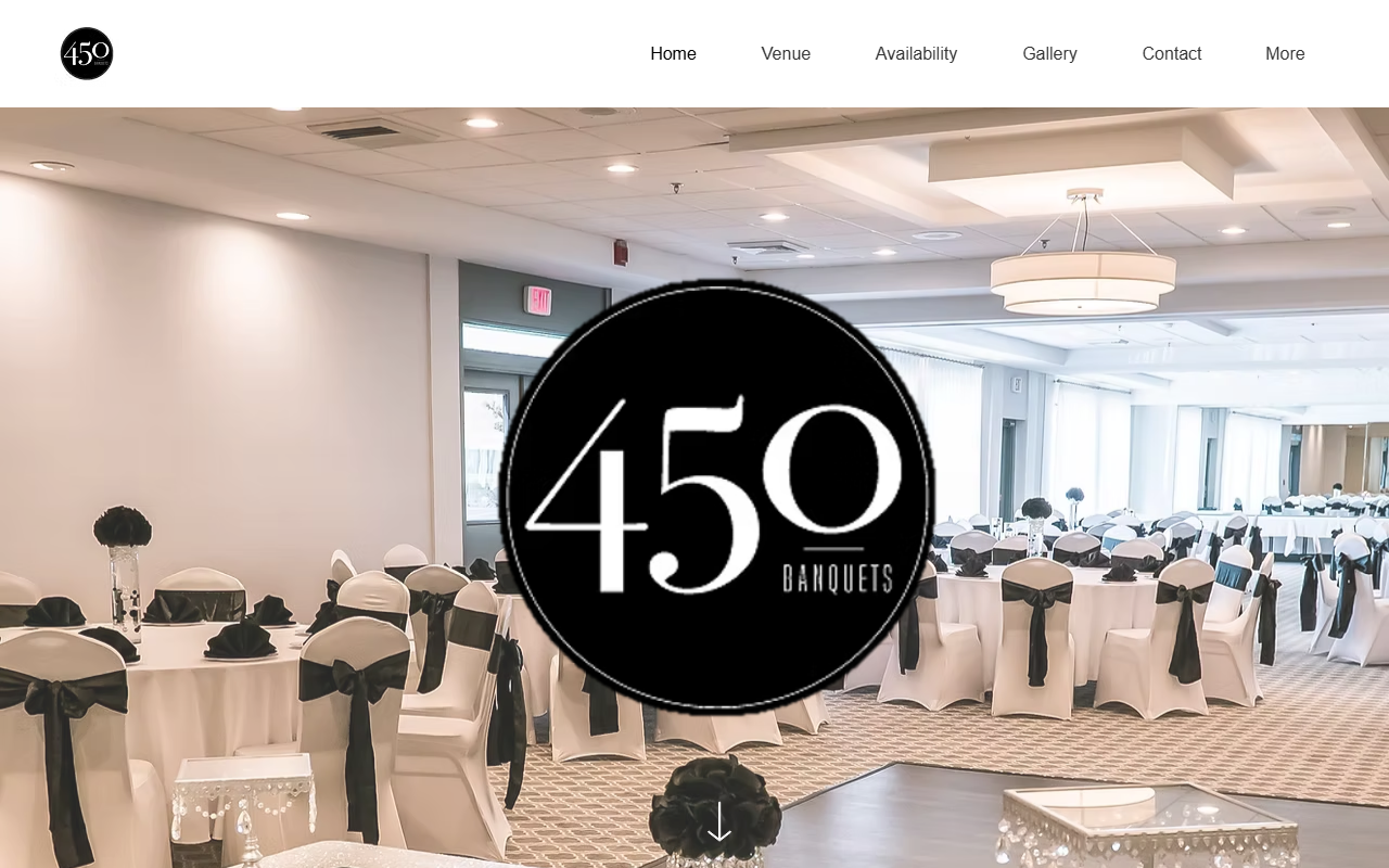 450banquets.com screenshot