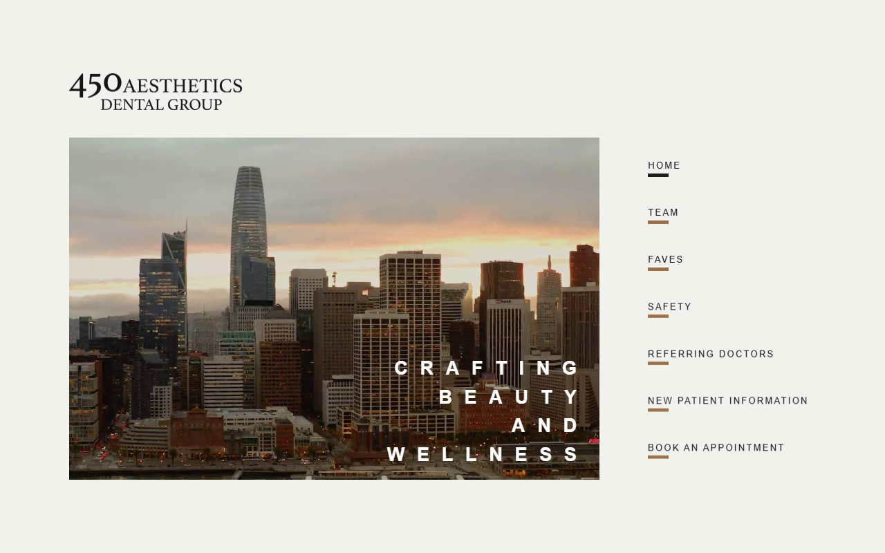 450esthetics.com screenshot