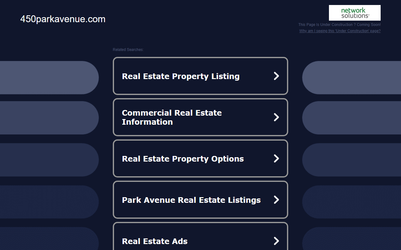 450parkavenue.com screenshot