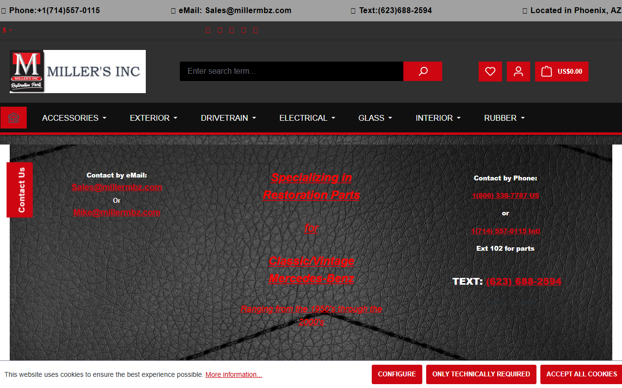 450slparts.com screenshot