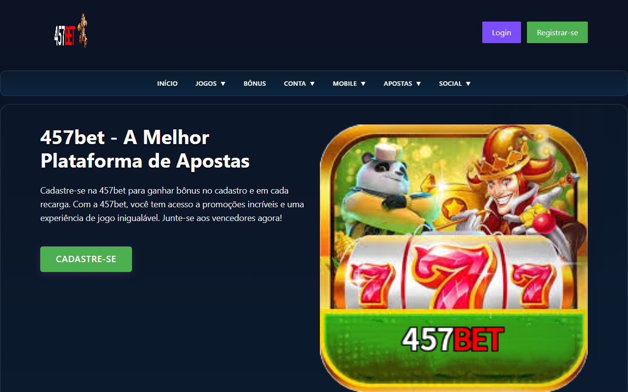 457betbrasil.com screenshot
