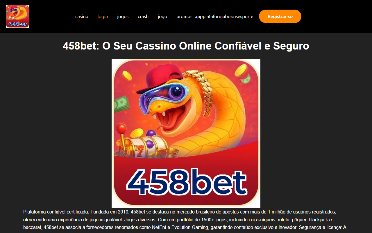 458bet-jogoapp.com screenshot