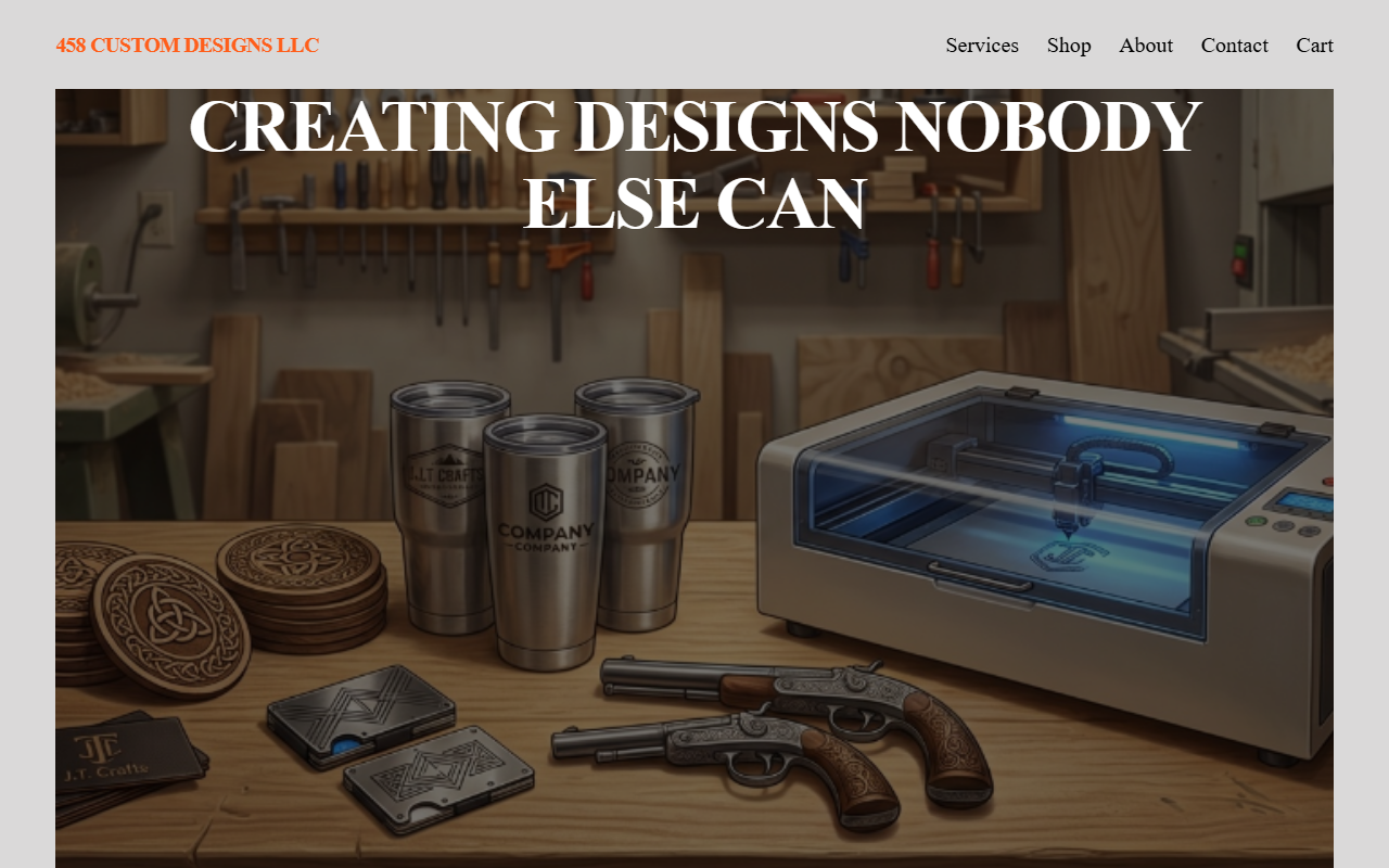 458customdesigns.com screenshot