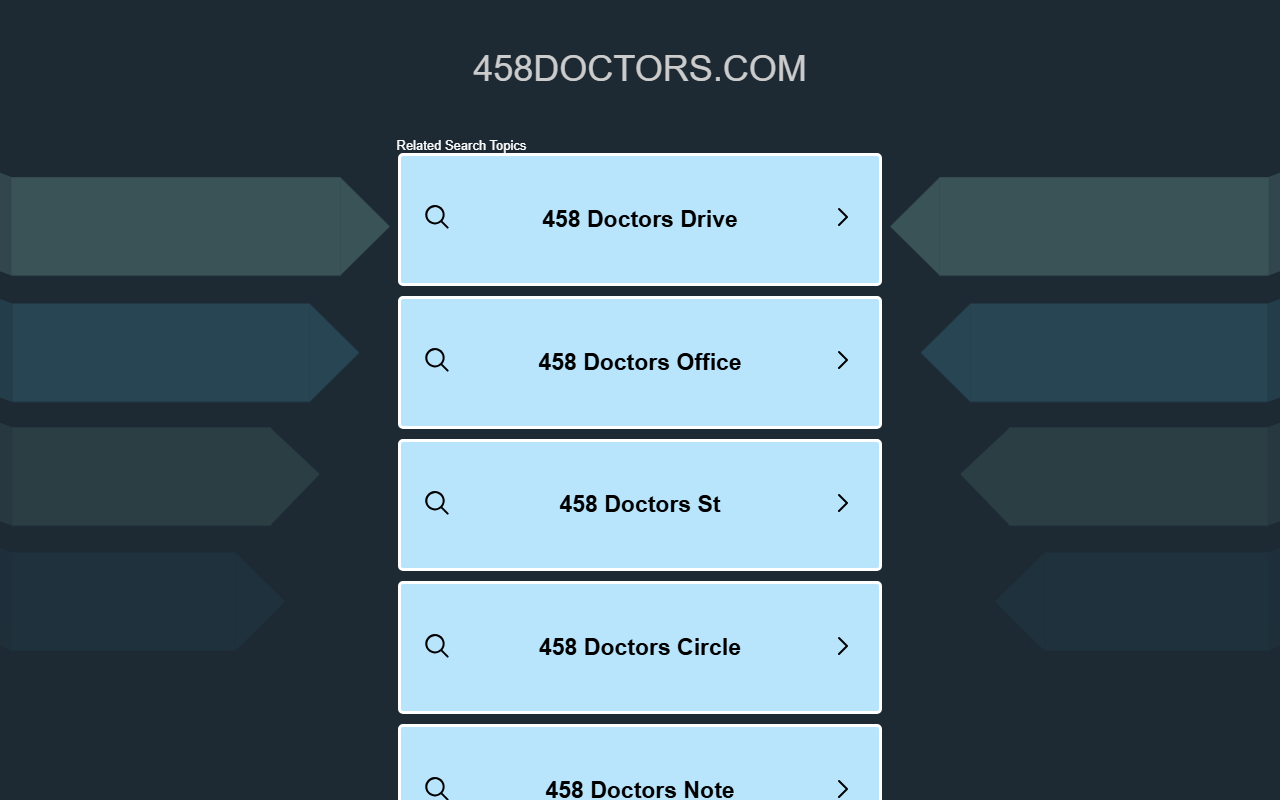 458doctors.com screenshot