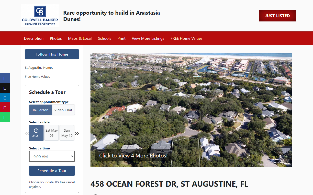 458oceanforest.com screenshot