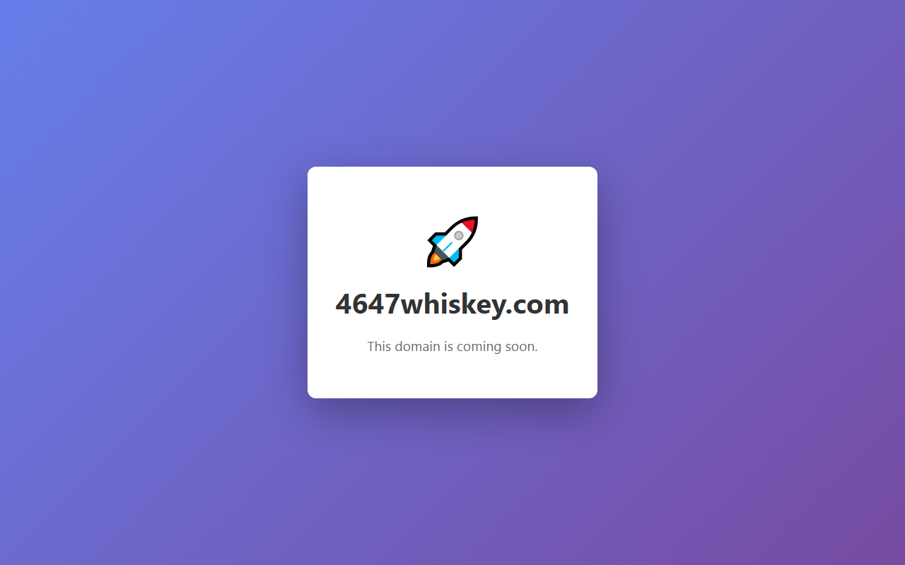 4647whiskey.com screenshot