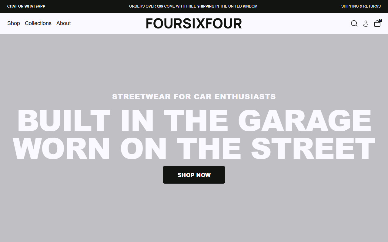 464clothing.com screenshot