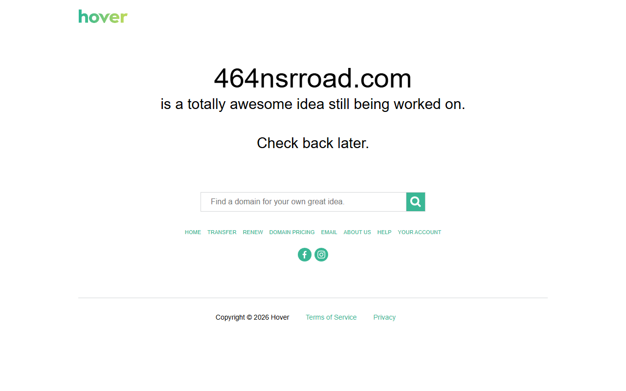 464nsrroad.com screenshot