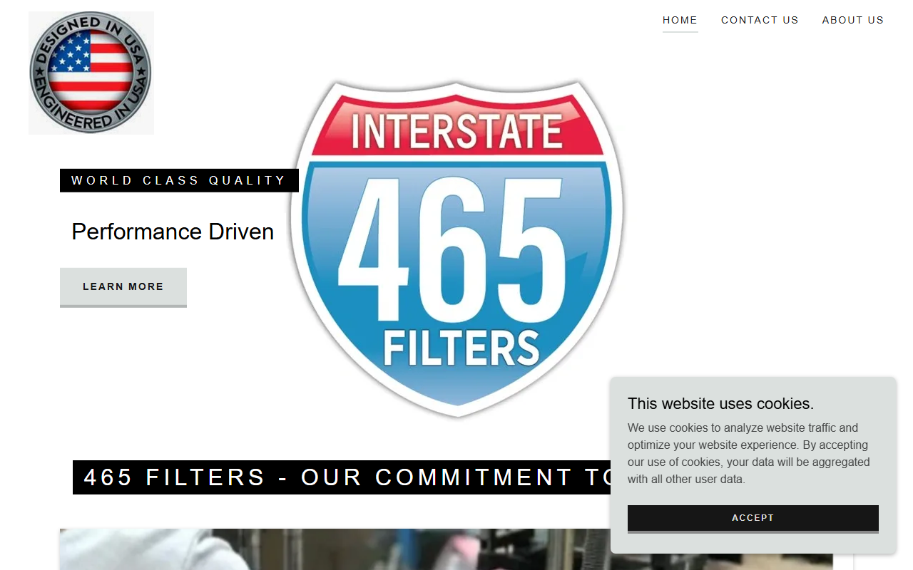 465filters.com screenshot