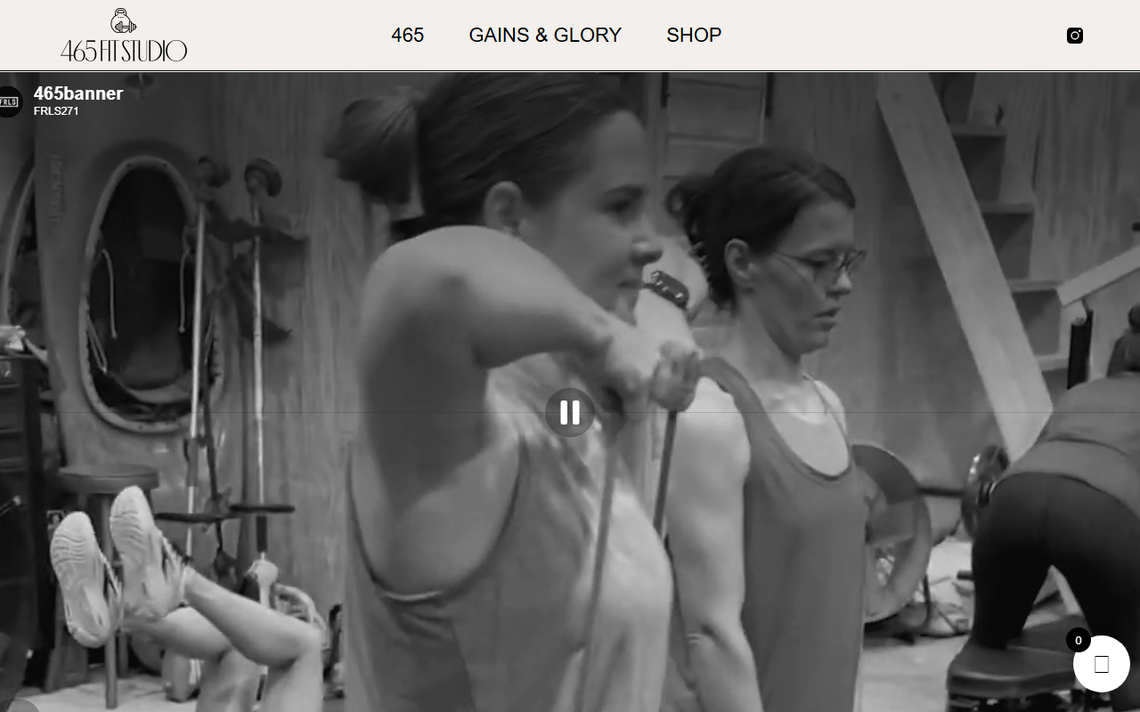 465fitstudio.com screenshot